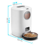 4.5L Smart Pet Auto Feeder Cats Dogs Treat Dispenser
