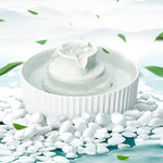 Ceramic Pet Drinking Fountain Puppy Cat Feeding Water Dispenser With Filters