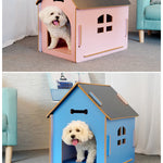 Big Indoor And Outdoor Wooden Kennel Pet Nest Dog House