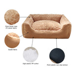 Large Dog Sofa Bed Winter Warm Sleeping Pet Bed Cat Mats