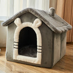 Foldable Pet Dog House Kennel Bed Cave