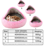 Soft Plush Round Beds Pillow Foam Dog Cat Bed Mat Kennel Sofa