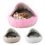Soft Plush Round Beds Pillow Foam Dog Cat Bed Mat Kennel Sofa