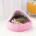Soft Plush Round Beds Pillow Foam Dog Cat Bed Mat Kennel Sofa