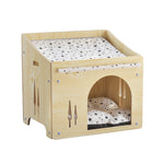 Indoor Movable Warm Small Animal Pet Bed Wooden House