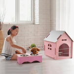Big Indoor And Outdoor Wooden Kennel Pet Nest Dog House