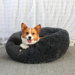 Plush Pet Warmth Fleece Dog Bed