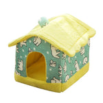 Soft Pet Dog Tent House Kennel Warm Sleeping Bed