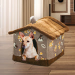 Soft Pet Dog Tent House Kennel Warm Sleeping Bed
