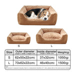 Large Dog Sofa Bed Winter Warm Sleeping Pet Bed Cat Mats