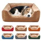 Large Dog Sofa Bed Winter Warm Sleeping Pet Bed Cat Mats