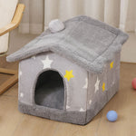 Soft Pet Dog Tent House Kennel Warm Sleeping Bed