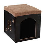 Multi-function Durable Waterproof Wood Pet Dog Cat Bed House