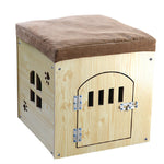 Multi-function Durable Waterproof Wood Pet Dog Cat Bed House