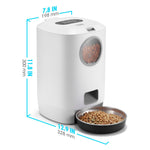 4.5L Smart Pet Auto Feeder Cats Dogs Treat Dispenser