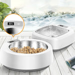 Winter Pet Smart Heated Feeders Dog Cat Food Water Heating Bowl
