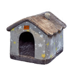 Foldable Pet Dog House Kennel Bed Cave